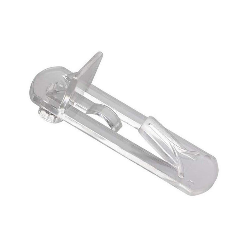 lasenersm 20 Pieces Plastic Locking Shelf Pins Cabinet Shelf Clips Locking Shelf Support Pegs Locking Shelf Pegs Fits 7.9mm Diameter Hole and 3/4 Inch Thick Shelf for Kitchen Cabinet Furniture Book Shelves - Image 1